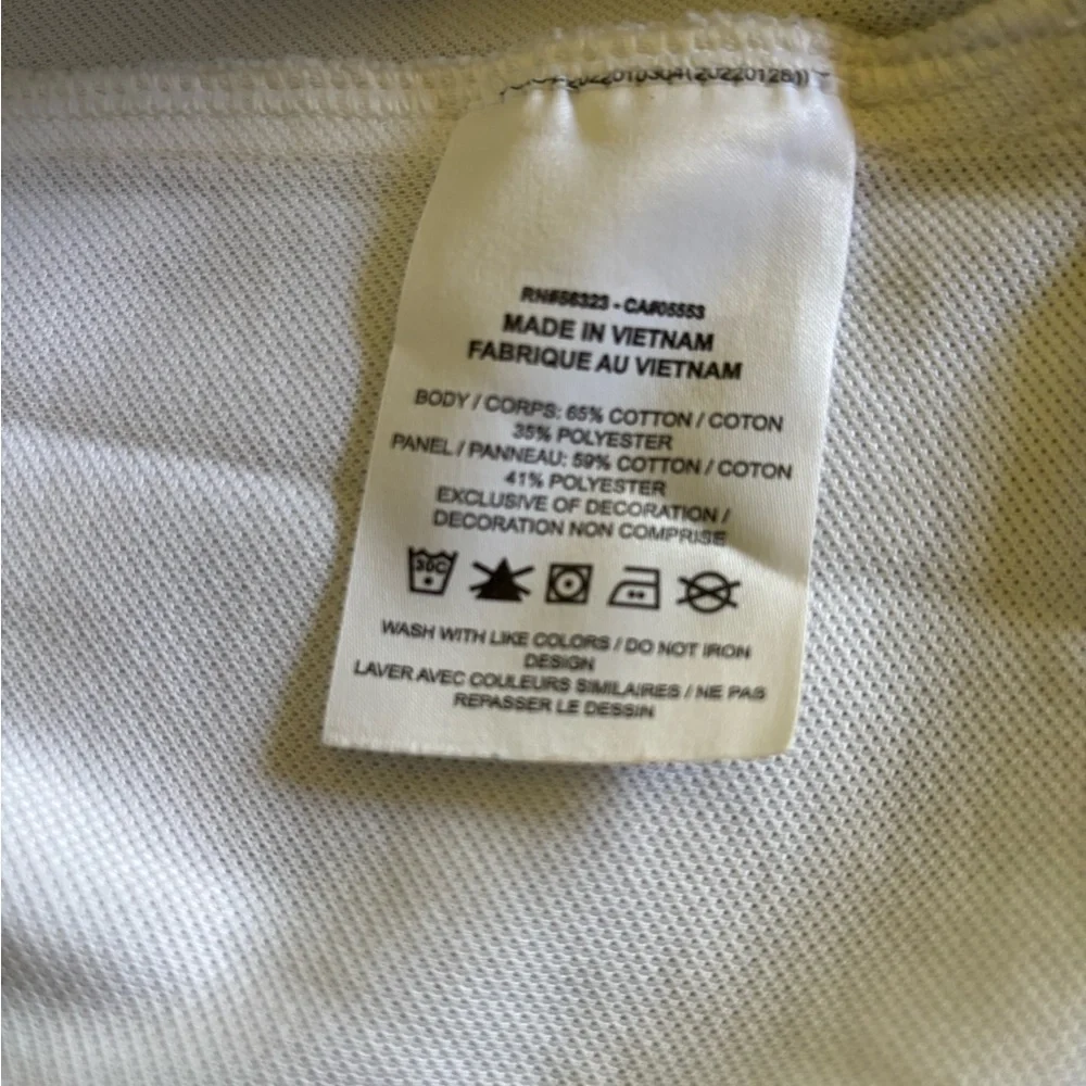 MICHAEL JORDAN EASTSIDE WHITE GOLF POLO CASUAL ATHLEISURE AIR JORDAN SZ S
